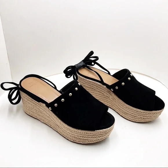 🆕{Marc Fisher} Verena Studded Suede Espadrilles - Picture 8 of 17
